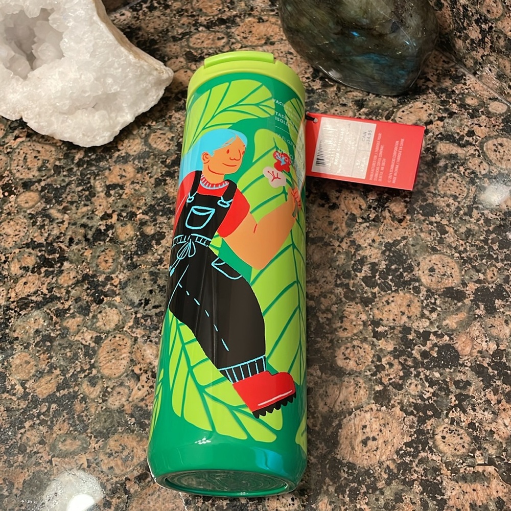 Starbucks Limited Edition Monyee Chau Artist 16oz Stainless Hot/Cold Tumbler NWT - Picture 11 of 11